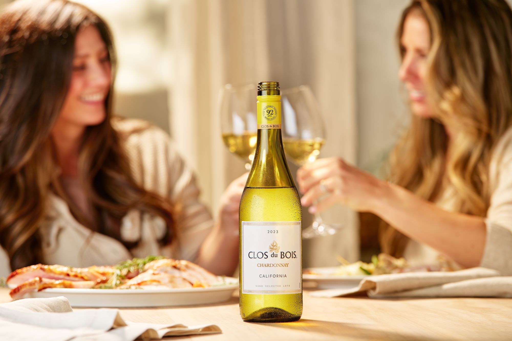 Clos du Bois Chardonnay and Friends Toasting