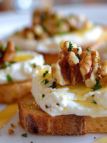Goat Cheese Crostini Recipe image