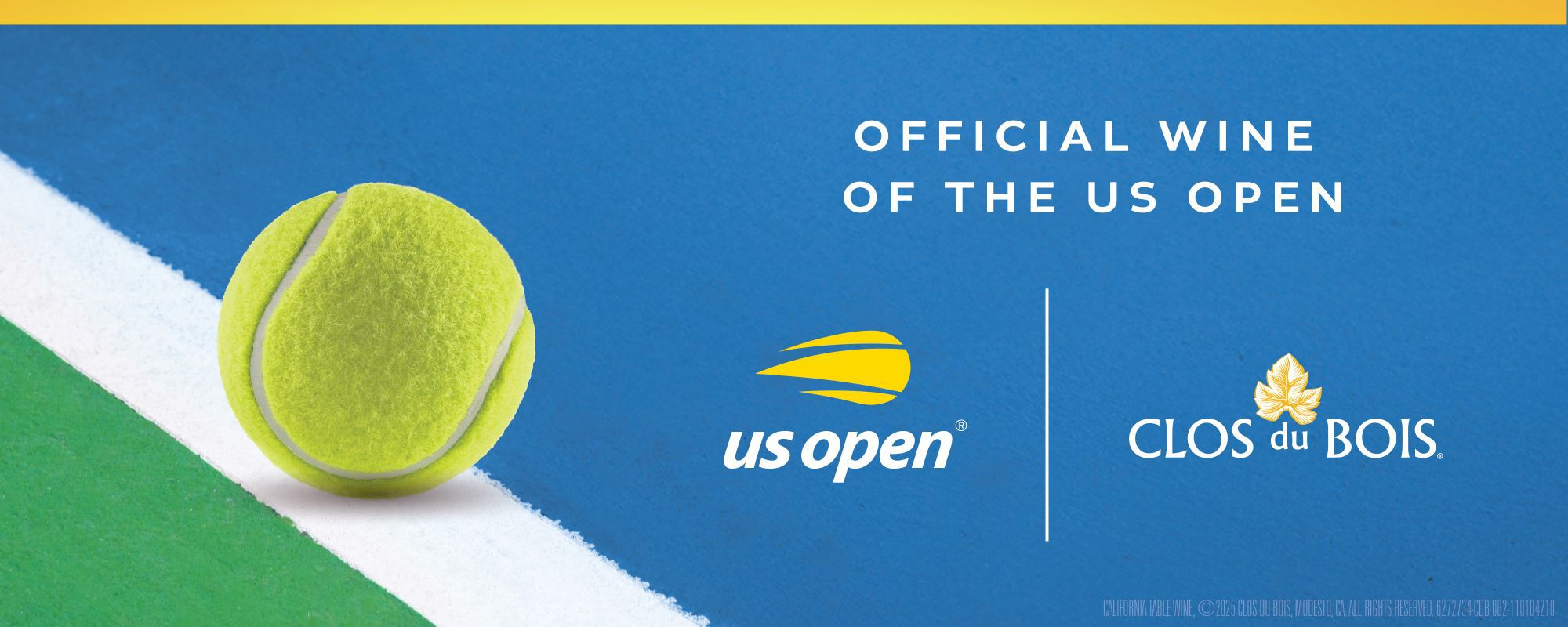 Clos du Bois Official Wine of the US OPEN