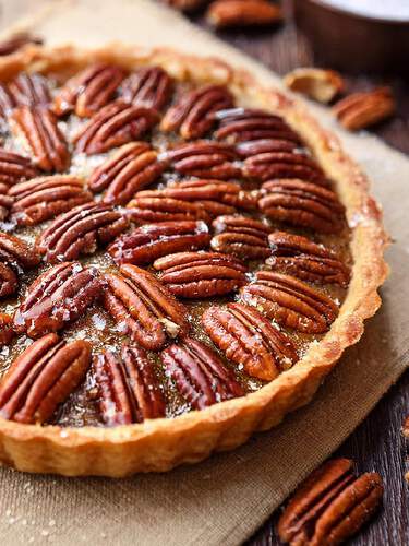 Maple Pecan Tart Recipe image