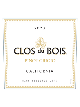 Clos du Bois Pinot Grigio V20 750ML image number 5