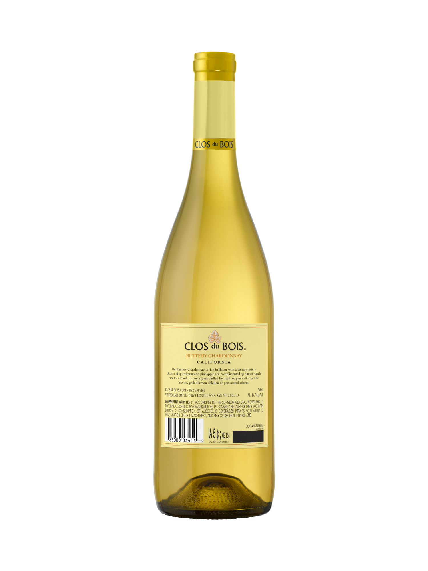 Clos du Bois Buttery Chardonnay V20 750ML