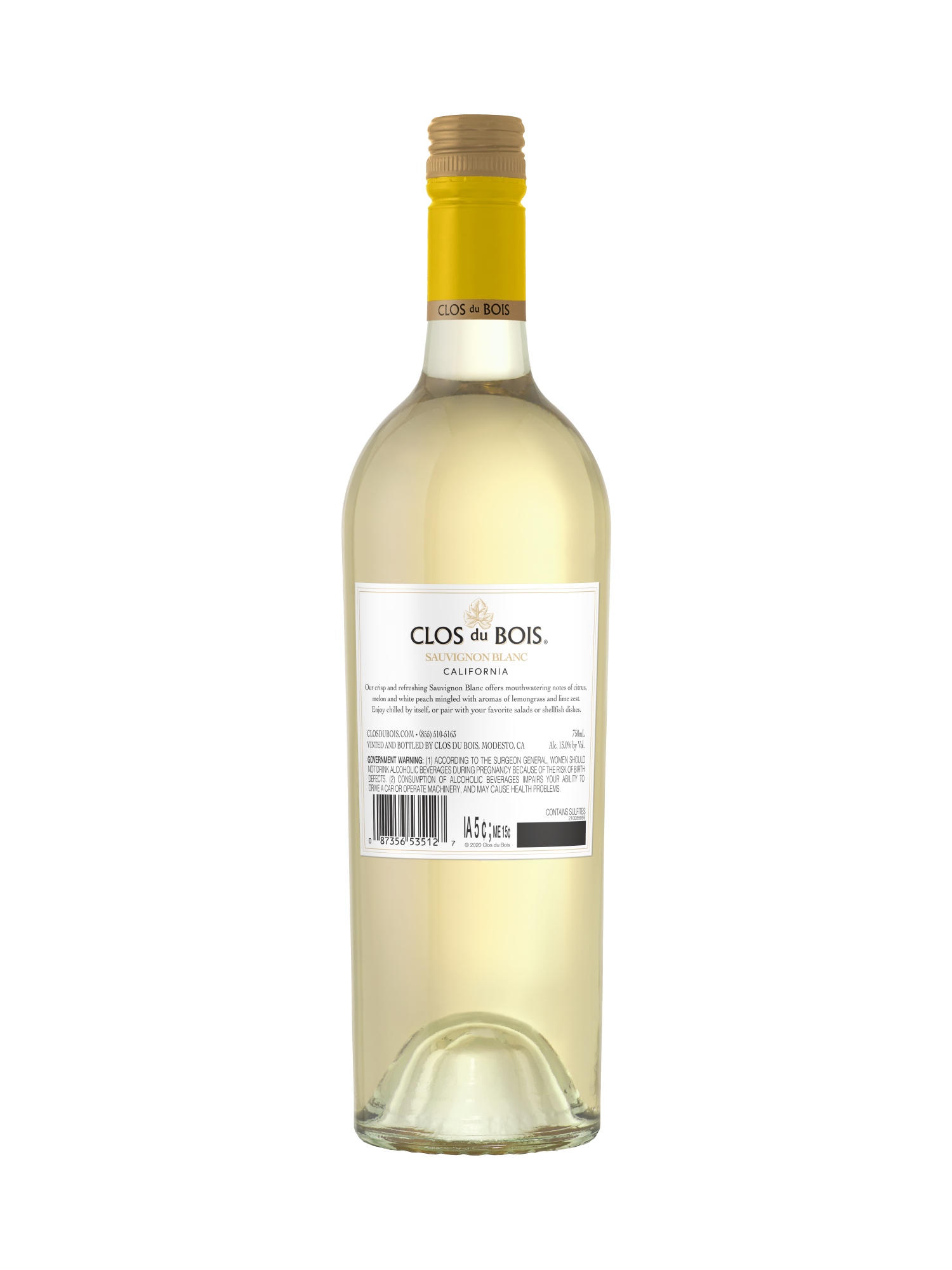 Clos du Bois Sauvignon Blanc V20 750ML image number 4
